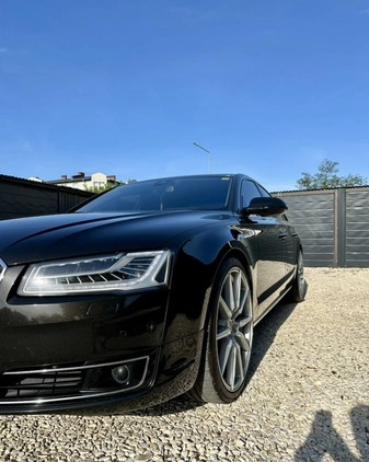 Audi A8 cena 130000 przebieg: 222400, rok produkcji 2013 z Okonek małe 466